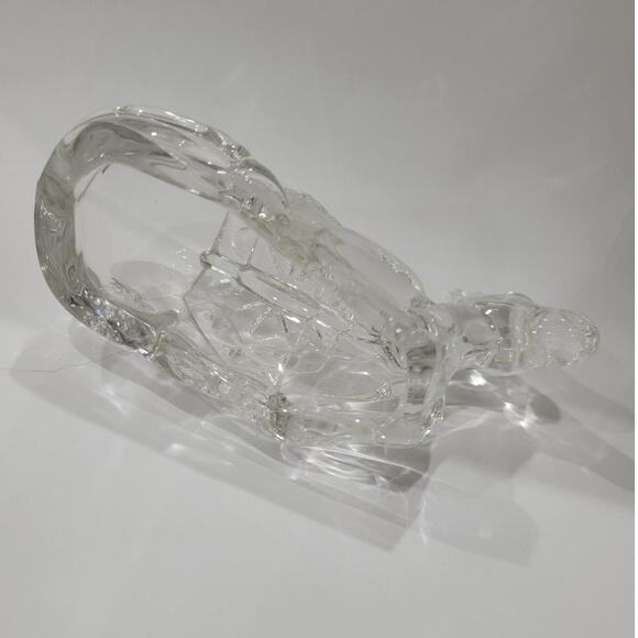 Vintage‎ Princess House Lead Crystal Donkey Figurine Nativity Replacement - Picture 9 of 10